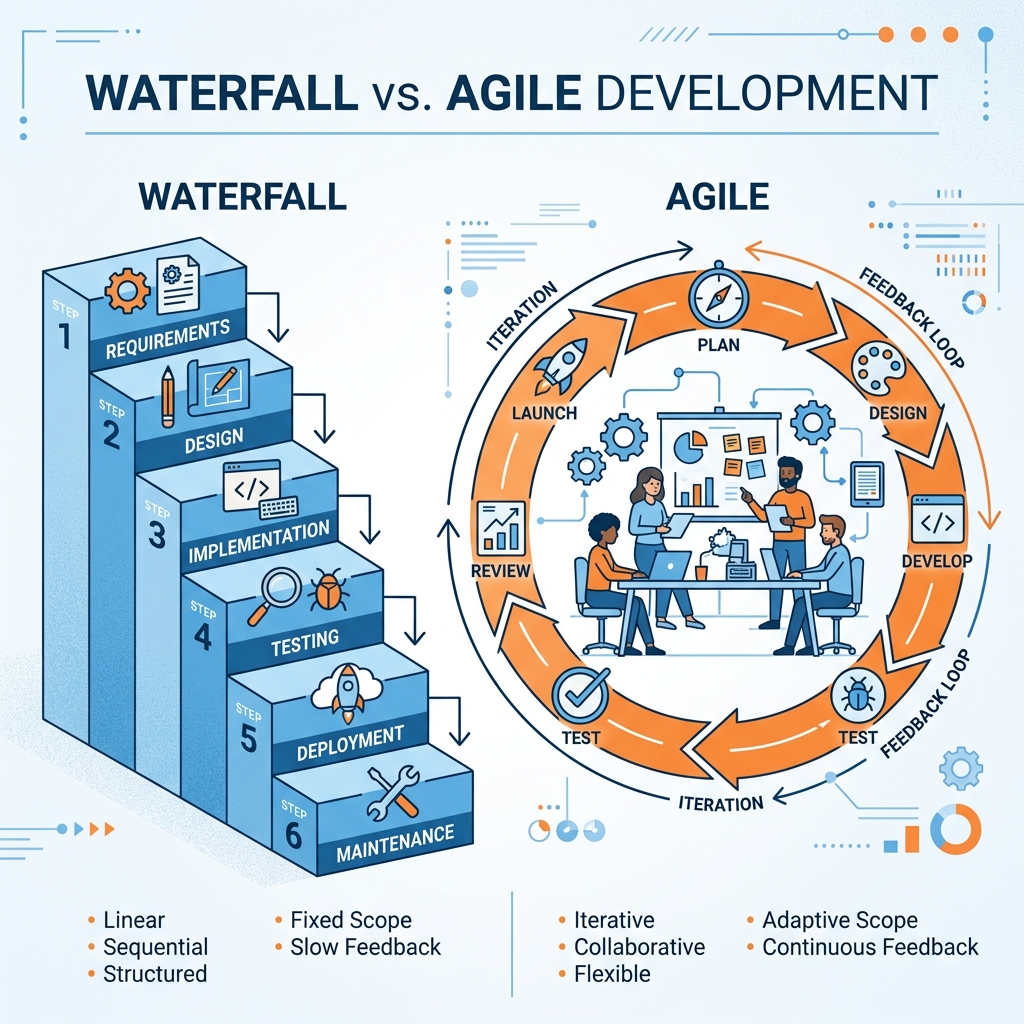 Agile vs Waterfall Methodologies
