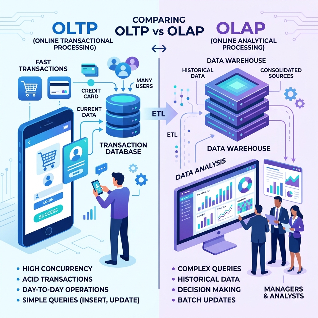 OLTP vs OLAP Comparison